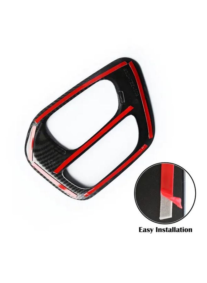 Carbon Fiber Gear Shift Frame Cover For Dodge Challenger 2015 2023 Models - Image 2
